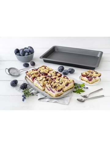 Zenker Plaumenkuchenblech "Energy" in Anthrazit - (L)42 x (B)29 cm