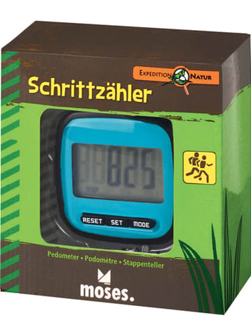 moses. Schrittzähler "Expedition Natur" in Blau