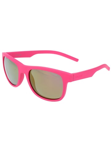 Polaroid Damskie okulary przeciwsłoneczne w kolorze różowo-brązowym