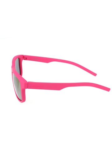 Polaroid Okulary przeciwsłoneczne unisex w kolorze różowo-jasnobrązowym