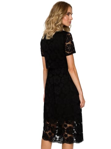 made of emotion Sukienka w kolorze czarnym ze wzorem