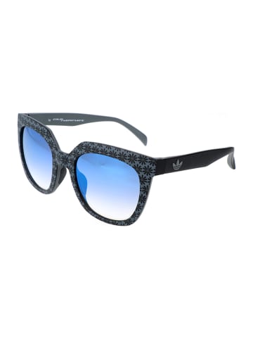 adidas Damskie okulary przeciwsłoneczne w kolorze szaro-niebieskim