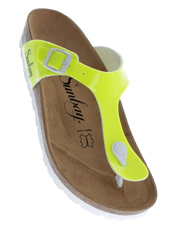 Sunbay Teenslippers neongeel