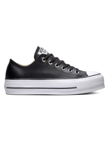 Converse Leder-Sneakers "Chuck Taylor All Star Lift" in Schwarz