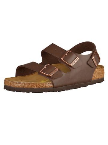 Birkenstock Sandalen "Milano" bruin - wijdte N