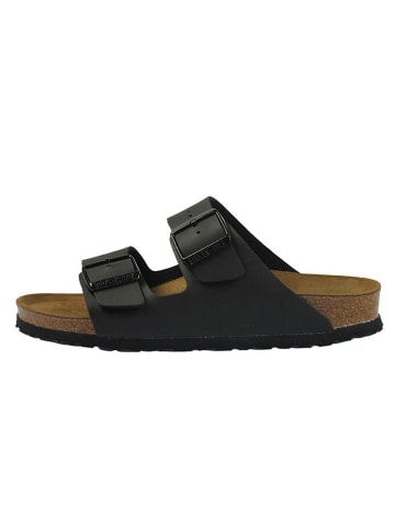 Birkenstock Pantoletten "Arizona" in Schwarz - Weite S