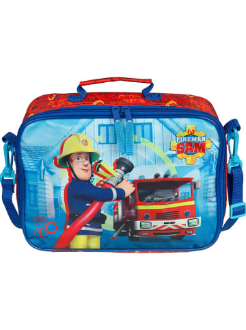 Feuerwehrmann Sam Torba "Strażak Sam" w kolorze niebiesko-czerwonym - 29 x 9 x 21 cm