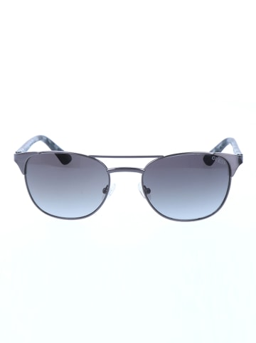 Guess Damskie okulary przeciwsłoneczne w kolorze srebrno-szaro-niebieskim