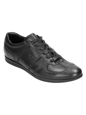 Wojas Leder-Schnürschuhe in Schwarz