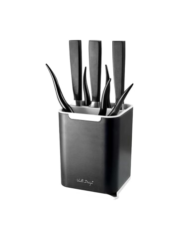 Vialli Design Utiliteitenhouder zwart - (B)11 x (H)14,5 x (D)11 cm
