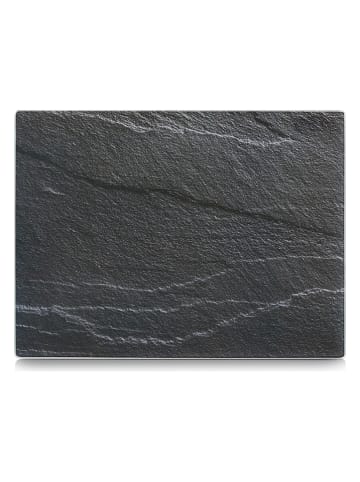 Zeller Sschneideplatte "Schiefer" in Anthrazit - (B)40 x (H)30 cm