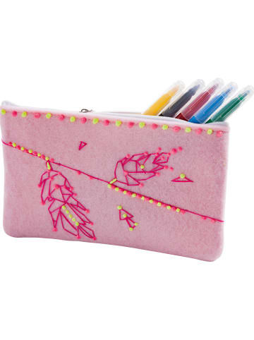 folia PAPER Parelstiften "Neon" roze/geel - 2 stuks