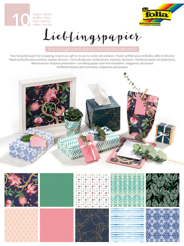folia PAPER Geschenkpapier-Set "Ganzjahr" in Bunt