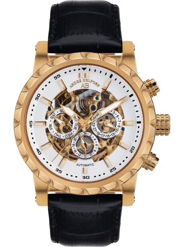 Andre Belfort Automatisch horloge "Conquête" goudkleurig/zwart/wit