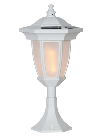 STAR Trading Solarny lampion LED "Flame" w kolorze białym - 15,5 x 63 cm
