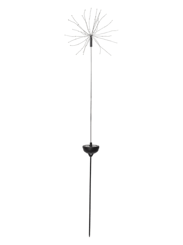 STAR Trading LED-Solar-Gartenstecker "Firework" in Schwarz - (H)100 cm