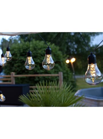 STAR Trading LED-Girlande "Glow" in Schwarz/ Transparent - (L)405 cm