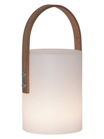 STAR Trading Dekoracyjna lampa LED "Lucie" w kolorze białym - 19 x 34 x 17 cm