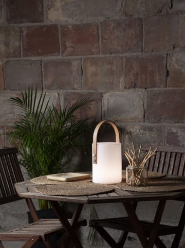 STAR Trading Dekoracyjna lampa LED "Lucie" w kolorze białym - 19 x 34 x 17 cm