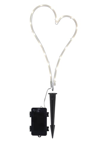 STAR Trading Ledtuinsteker "Tuby - Heart" wit - (H)39 cm