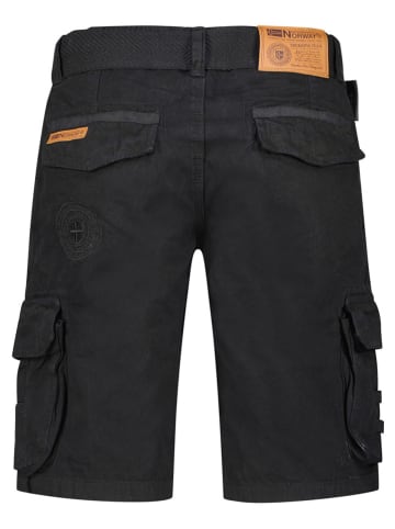 Geographical Norway Bermudy "Pouvoir" w kolorze czarnym