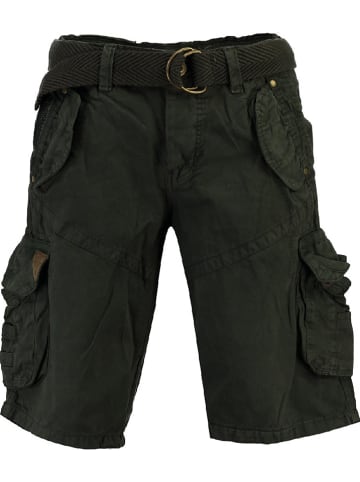 Geographical Norway Cargoshorts "Pouvoir" in Schwarz