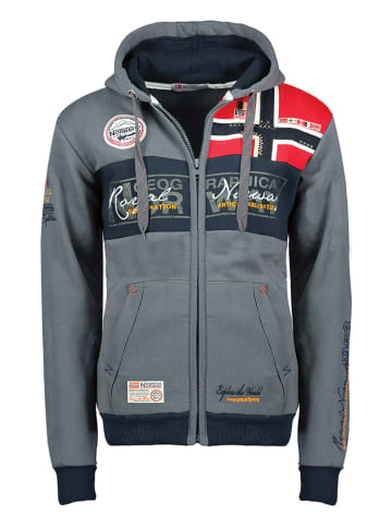 Geographical Norway Bluza "Flyer" w kolorze szarym