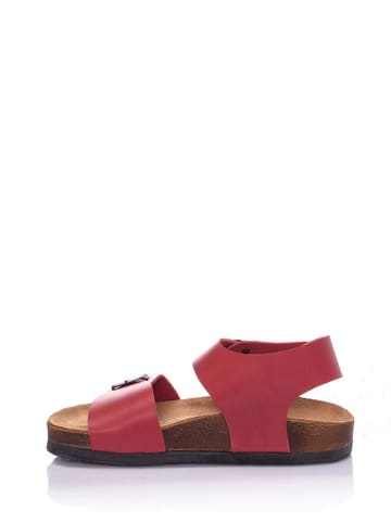 Moosefield Leren sandalen rood