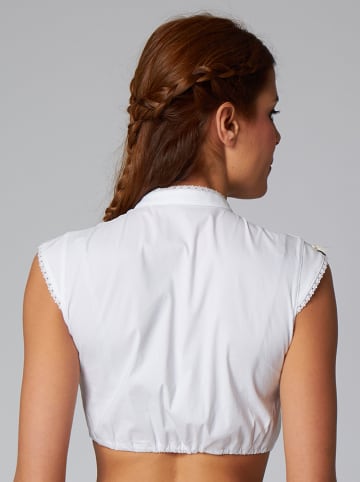 Alpenherz Dirndlbluse "Isabell" in Weiß