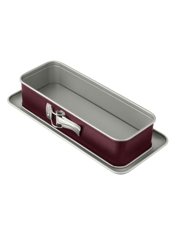 Dr. Oetker Königskuchen-Springform "Back Liebe" in Rot/ Grau - (L)30 x (B)12 cm