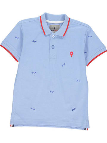 Peak Mountain Koszulka polo w kolorze błękitnym