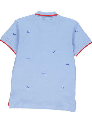 Peak Mountain Koszulka polo w kolorze błękitnym