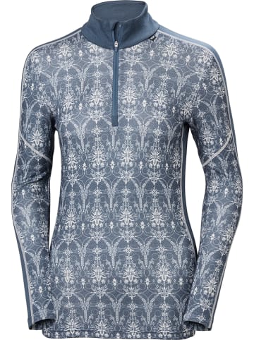 Helly Hansen Functioneel onderhemd "Merino Graphic" donkerblauw