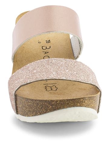 BACKSUN Sleehakslippers lichtroze