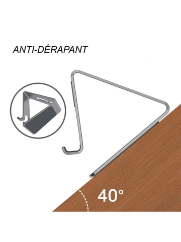 SmartCase Smartphone- en tablethouder zilverkleurig