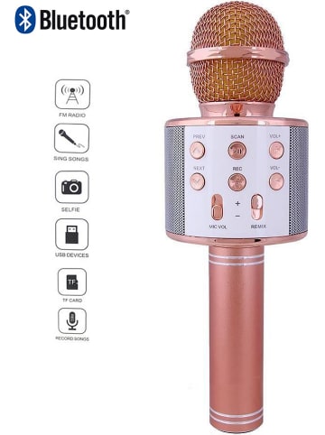 SmartCase Mikrofon Bluetooth w kolorze jasnoróżowym