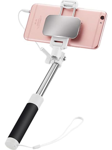 SmartCase Selfie-Stick w kolorze srebrno-czarnym