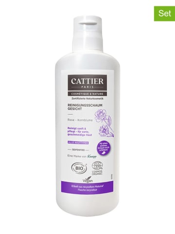 CATTIER 2er-Set: Reinigungsschäume "Nuage Céleste", je 150 ml