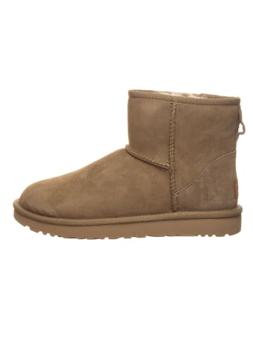 UGG Leren boots "Classic Mini II" bruin