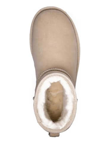 UGG Boots met lamsvacht "Classic Mini II" beige