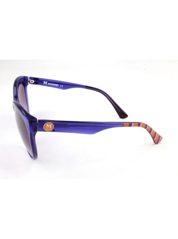 Missoni Damskie okulary przeciwsłoneczne w kolorze niebiesko-fioletowym