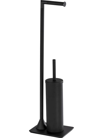 Wenko Stojak WC "Hella" w kolorze czarnym - wys. 69 cm