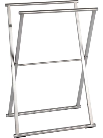 Wenko Roestvrijstalen handdoekhouder "Lava" - (B)53,5 x (H)80,5 x (D)35 cm