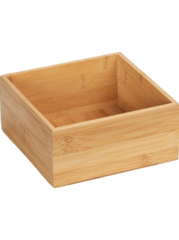 Wenko Aufbewahrungsbox "Terra" in Hellbraun - (B)15 x (H)7 x (T)15 cm
