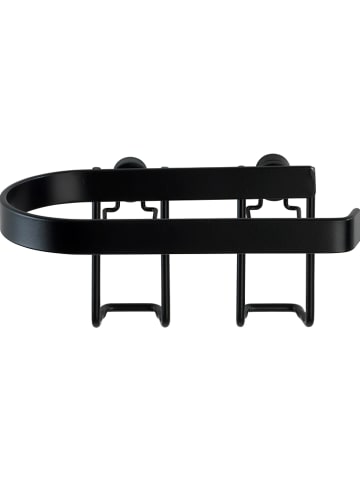 Wenko Uchwyt "Classic Plus" w kolorze czarnym na papier toaletowy - 15 x 7,5 x 10 cm