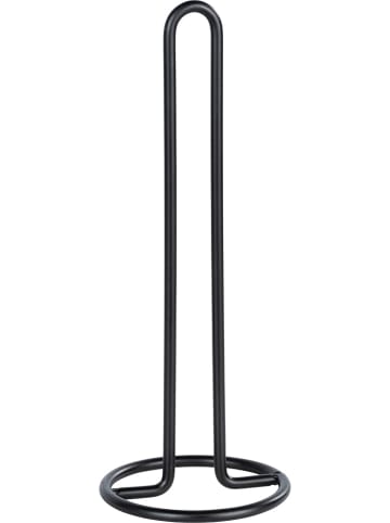 Wenko Küchenrollenhalter in Schwarz - (H)32,5 x Ø 12,5 cm