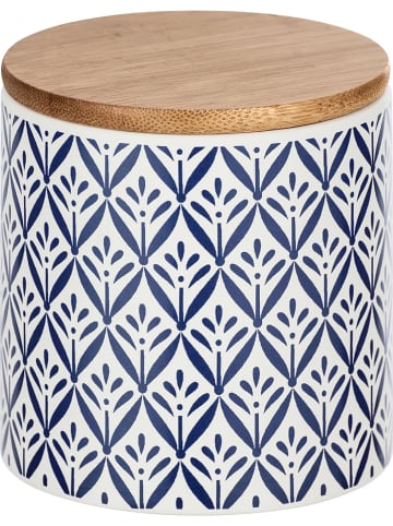 Wenko Voorraadpot "Lorca" blauw/wit - 450 ml