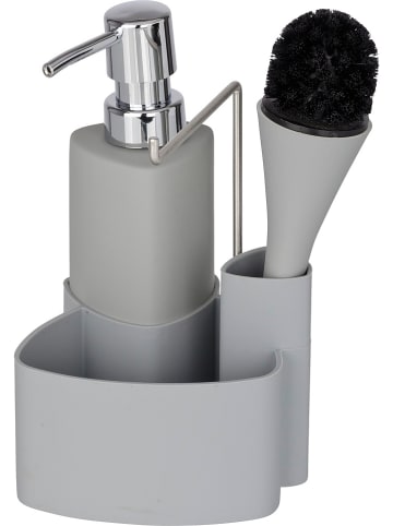 Wenko Spülorganizer "Empire" in Grau - (B)11 x (H)19 x (T)12,5 cm