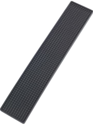 Wenko Abtropfmatte "Slim" in Schwarz - (L)42 x (B)8 cm
