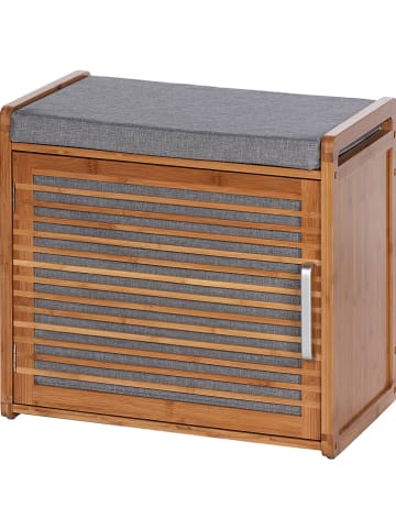 Wenko Schuhschrank "Bahari" in Braun - (B)50 x (H)45 x (T)33 cm